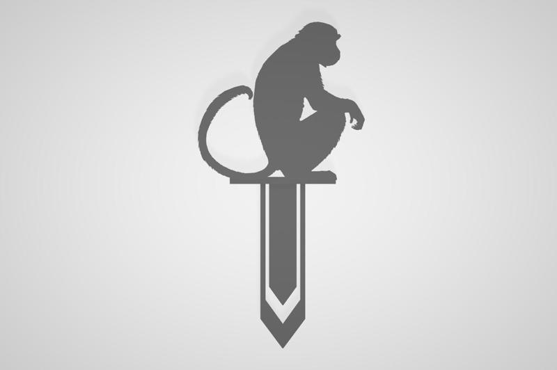 MONKEY / APE / BANANA / BANANA / ANIMAL / PET / HOME / BOOKMARK / BOOKMARK / SIGN / BOOKMARK / GIFT / BOOK / SCHOOL / STUDENTS / TEACHER / OFFICE / WITHOUT HOLDERS