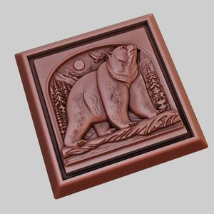 Polar Bear Animal 3D Model for CNC Router Laser & 3D Printer