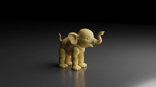 elephant, flexi articulated