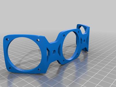 Modified Link Plate for Triple Noctua Fan