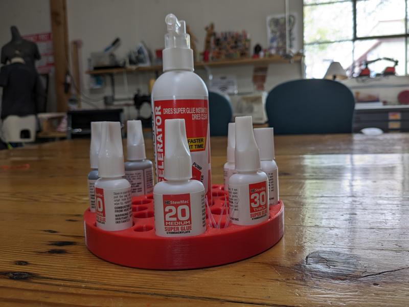 Super Glue / CA Glue Caddy