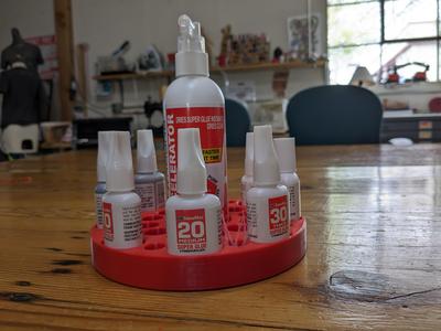 Super Glue / CA Glue Caddy