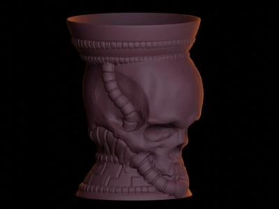 Skull cup