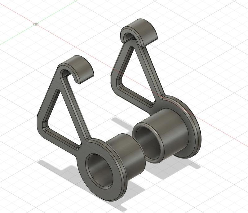 Paper Towel Holder for railing d16