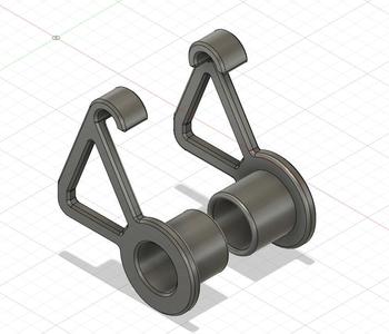 Paper Towel Holder for railing d16