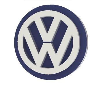 VW LOGO SHANK BUTTON