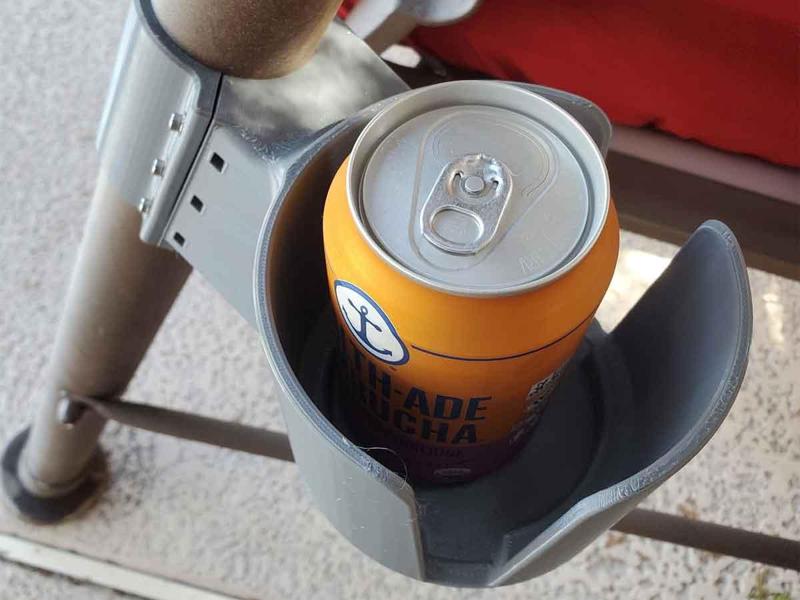 Outdoor Patio Swing Chair Rocker Cupholder