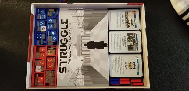 Twilight Struggle Game Piece Containers (Cards and Tokens)