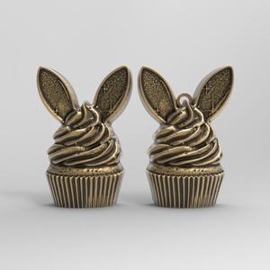 rabbit ears cupcakes decor