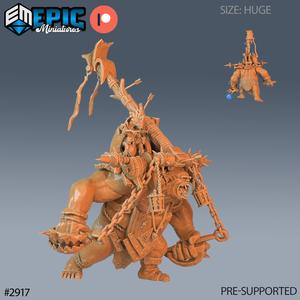 Goblin Throwing Troll ‧ DnD Miniature ‧ Tabletop Miniatures ‧ Gaming Monster ‧ 3D Model ‧ RPG ‧ DnDminis ‧ STL FILE