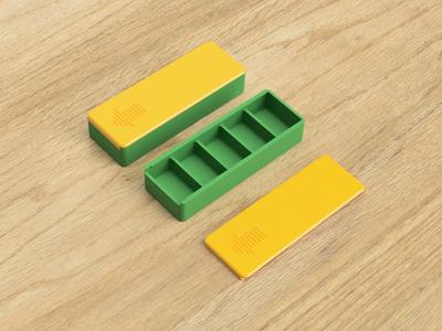 Slide-opening Pill case