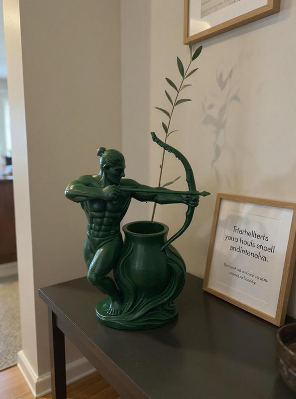 The Archer’s Focus – Mythic Warrior Vase
