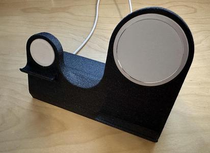 iPhone and Apple Watch Stand with changers