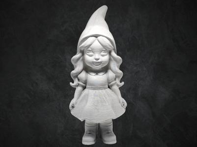 Garden Gnome Girl Child