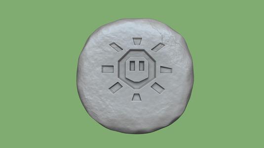 Mind Rune - Runescape - STL Keychain