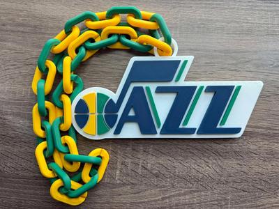 Utah Jazz Oversized Necklace, Pendant