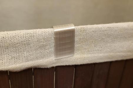 Laundry basket bag clip