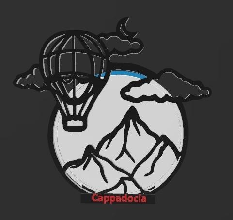 Suporte Alexa Echo Pop Viagem de Balão Cappadocia