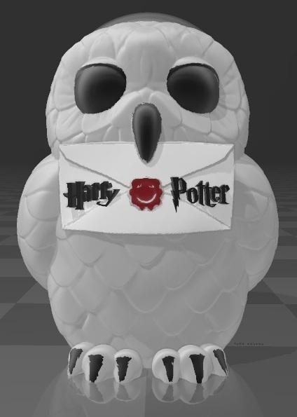 Suporte Alexa Echo Dot 4a e 5a Geração Hedwig Harry Potter Versão 4