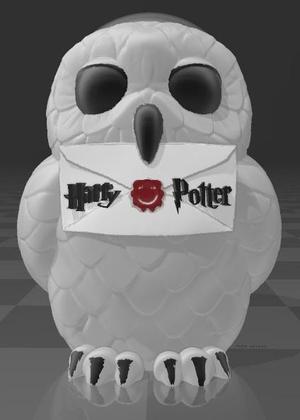 Suporte Alexa Echo Dot 4a e 5a Geração Hedwig Harry Potter Versão 4