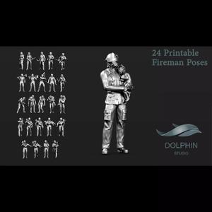 Fireman figures Set 01