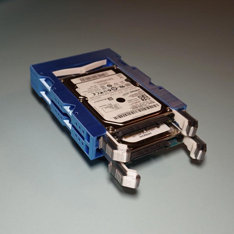 Dual 2.5" Disk Drive to 3.5" Bay Adapter