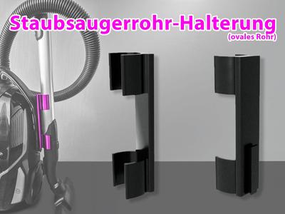 Vacuum Cleaner Tube Holder (Oval Tube)