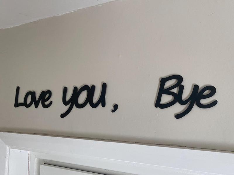 Love You, Bye Wall Art
