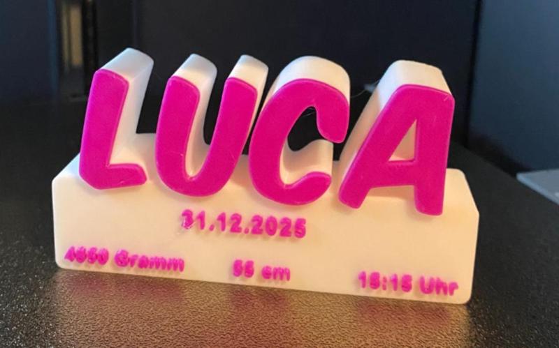 Luca's birth gift