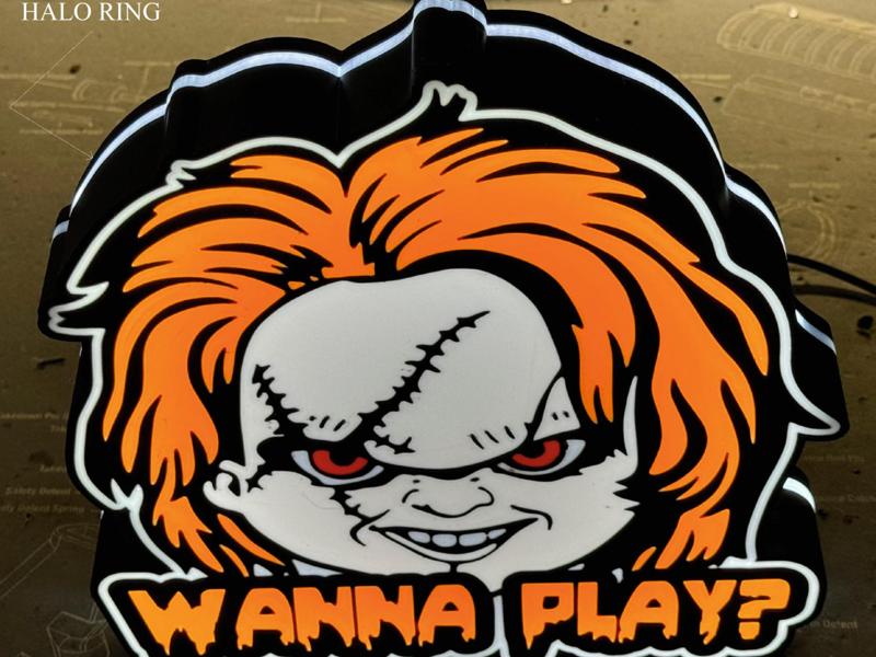 Chucky Face, Wanna Play light box