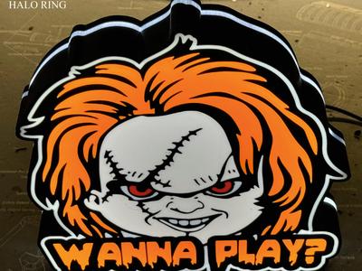 Chucky Face, Wanna Play light box