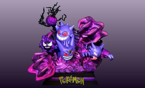 GENGAR FAMILY EVOLUTION(POKEMON)