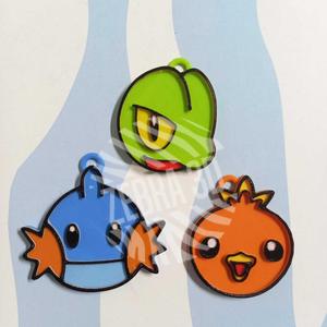 2D Hoenn Initials Keychains