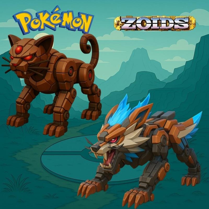 Arcanine & Persian Mecha
