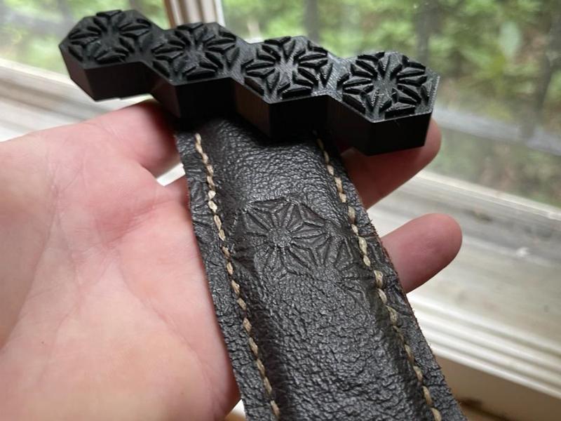 Asanoha Leather Stamps (3 different stamps!)