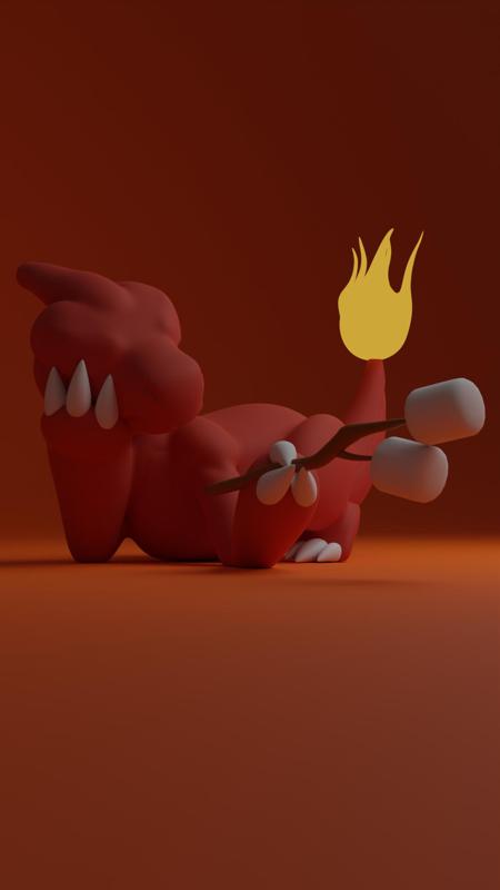 Pokemon Chameleon Campfire