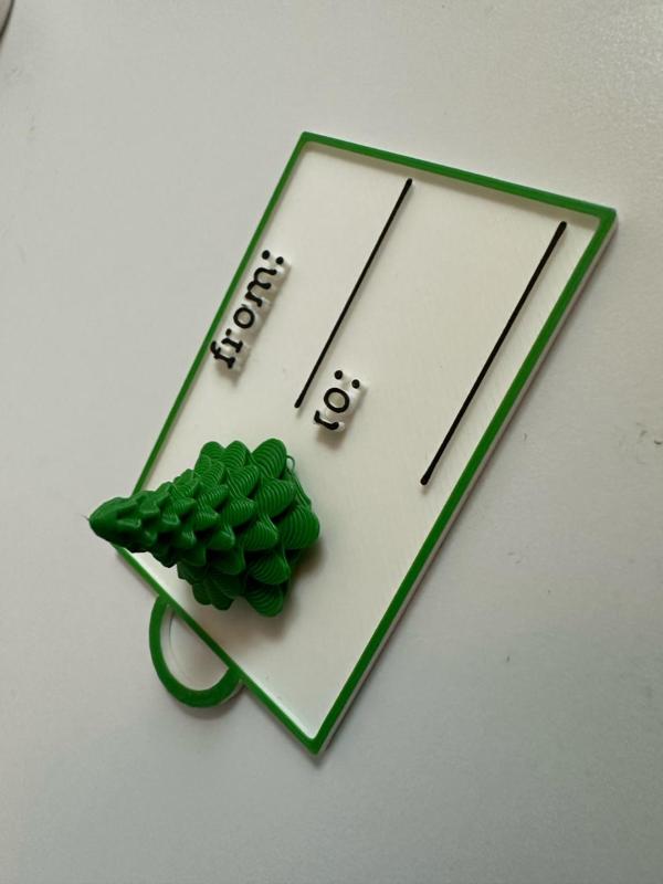 Gift Tag Christmas Tree