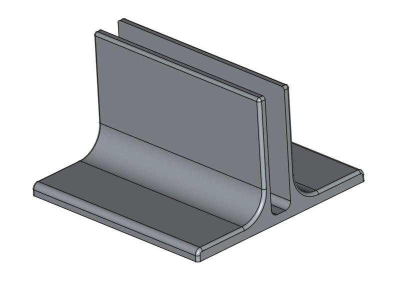 Laptop / Mac book / Tablet / Ipad stand 7.5 - 24mm vertical