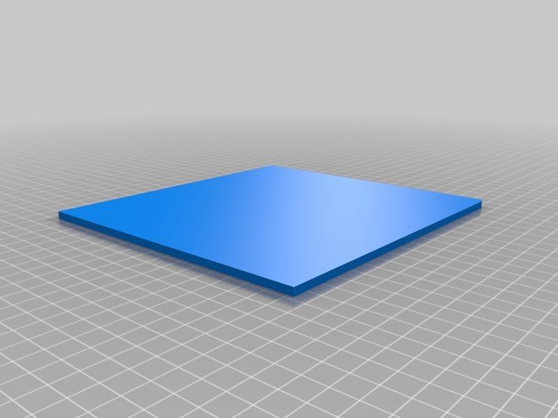 Holder for glass print beds for FlashForge Creator or other 6"x9" printer