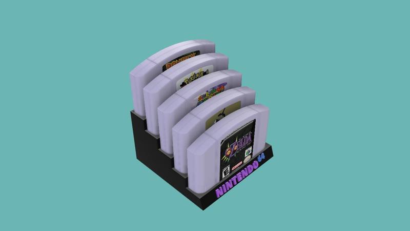NINTENDO 64 GAME STAND (STAIRS MODEL)