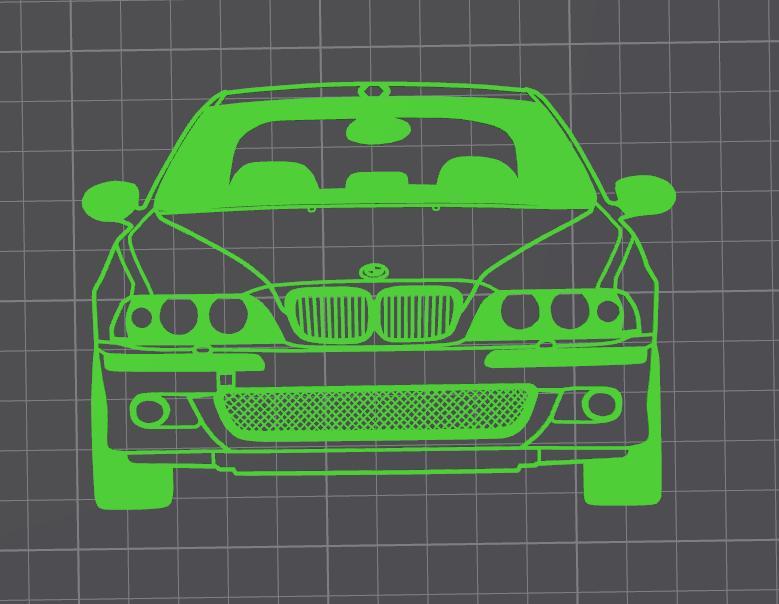 BMW E39 M Mirror Hanger