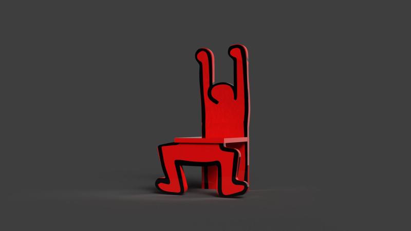 Keith Haring Kids Chair
