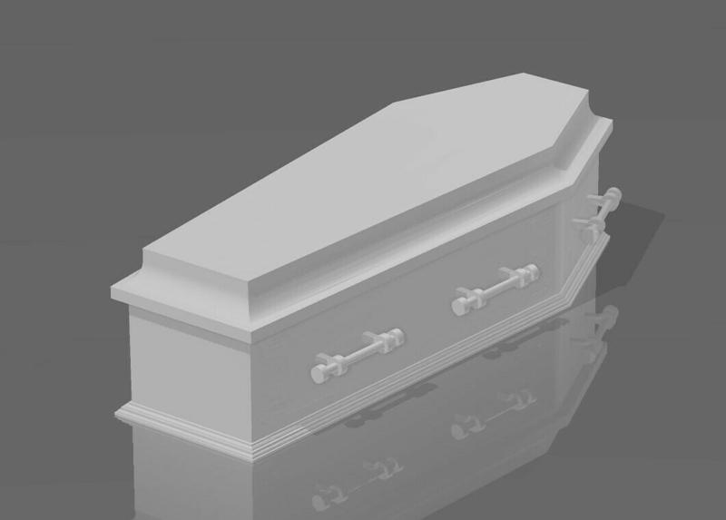 Halloween BOOH Coffin