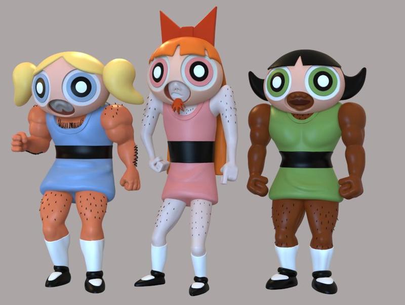 THE POWERPUFF GIRLS - "POWERPUFF BLUFF" EPISODE (PARTS AND COMPLETE) // LAS CHICAS SUPERPODEROSAS - EPISODIO "DOBLE PERSONALIDAD" (PARTS AND COMPLETE)