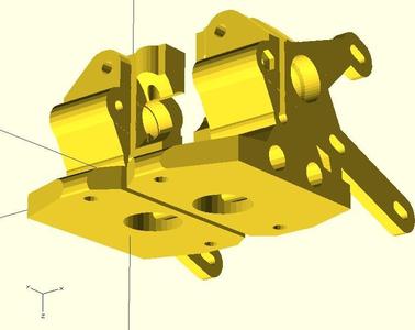 yegahD extruder - mendel friendly