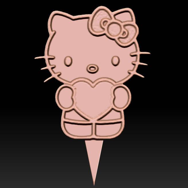 Hello Kitty Topper for Cake