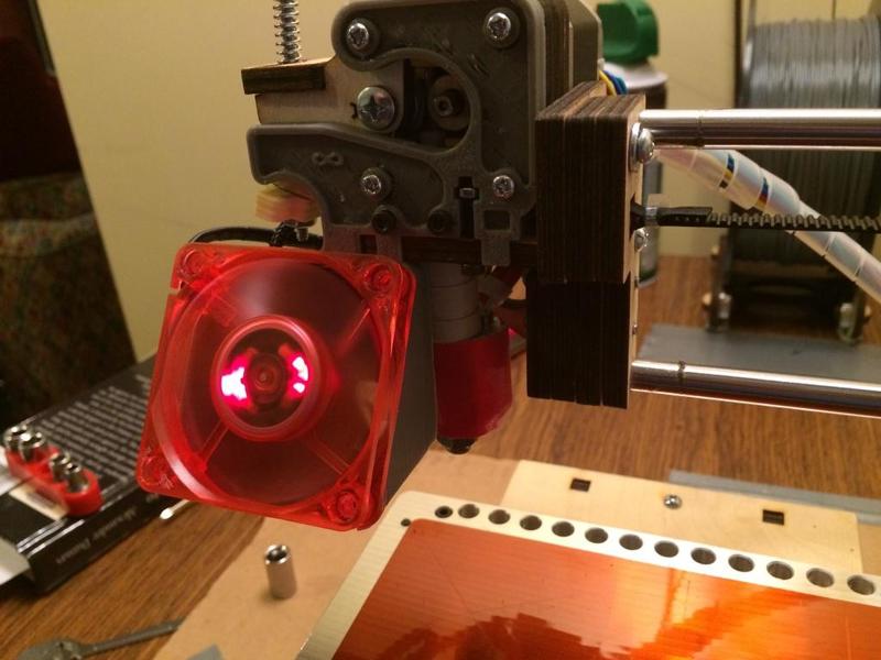 Printrbot Jr. V2 60mm side fan mount and duct
