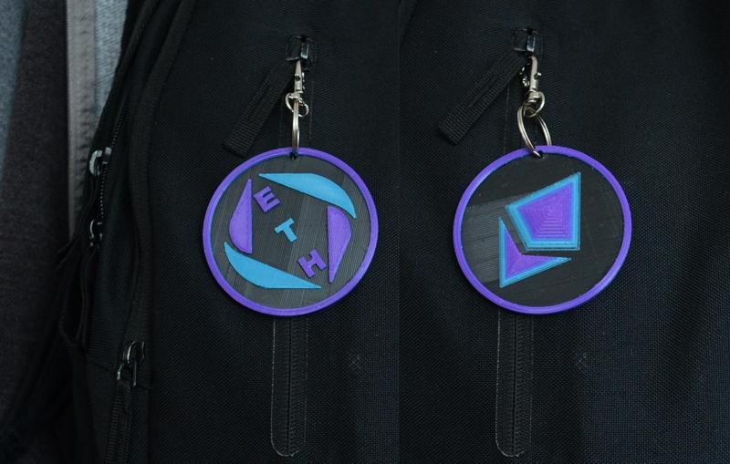 Crypto Keychain/Keyring ETH-Ethereum