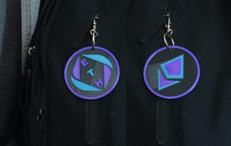 Crypto Keychain/Keyring ETH-Ethereum