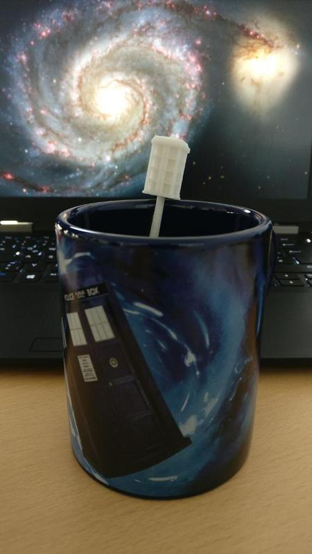 Tardis Coffee Stirrer